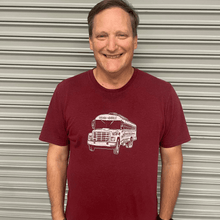 Load image into Gallery viewer, FBC Burgundy Bus Shirt
